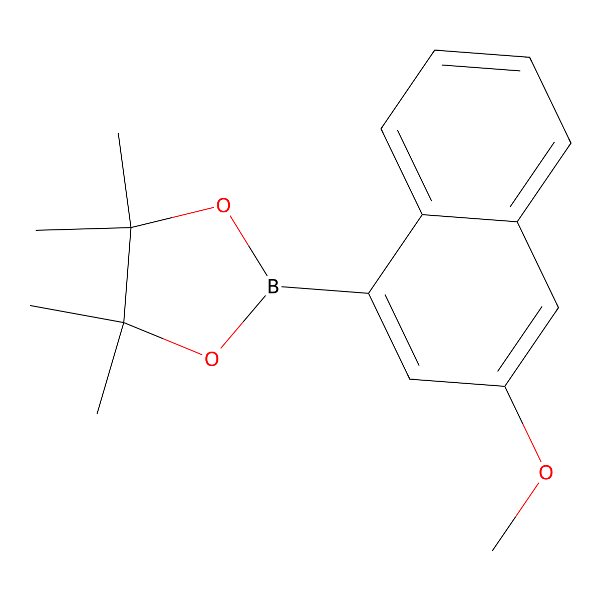 2-(3-Methoxynaphthalen-1-yl)-4,4,5,5-tetramethyl-1,3,2-dioxaborolane molecular structure, CAS 627526-33-4