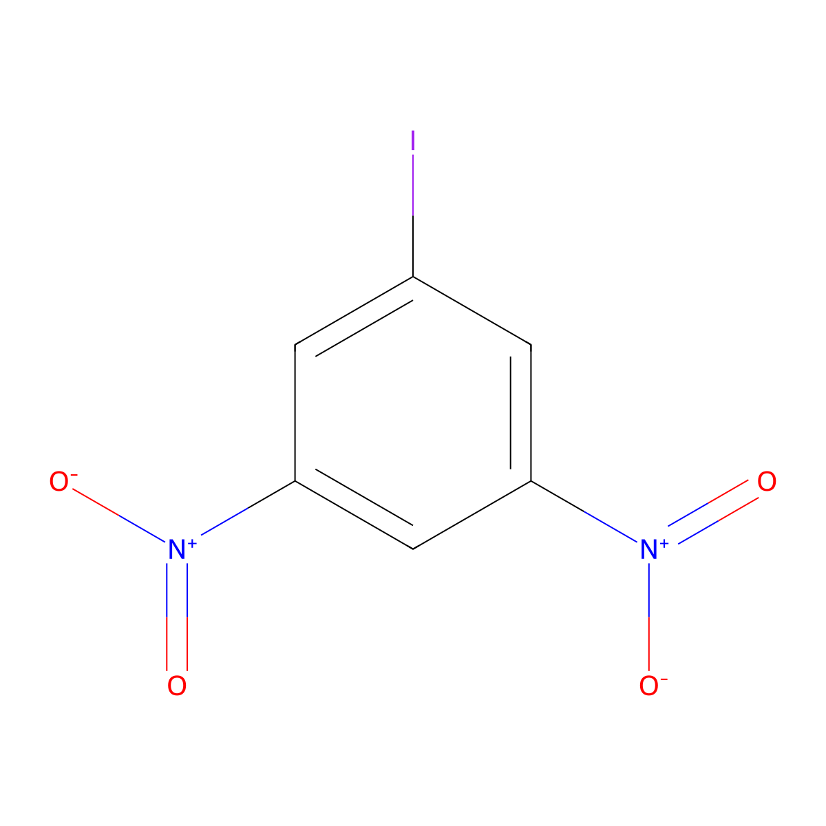 1-Iodo-3,5-dinitrobenzene molecular structure, CAS 6276-04-6