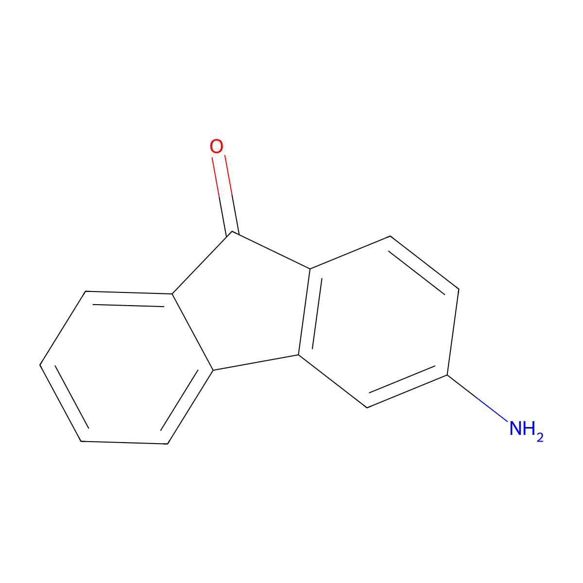 3-Amino-9-fluorenone molecular structure, CAS 6276-05-7