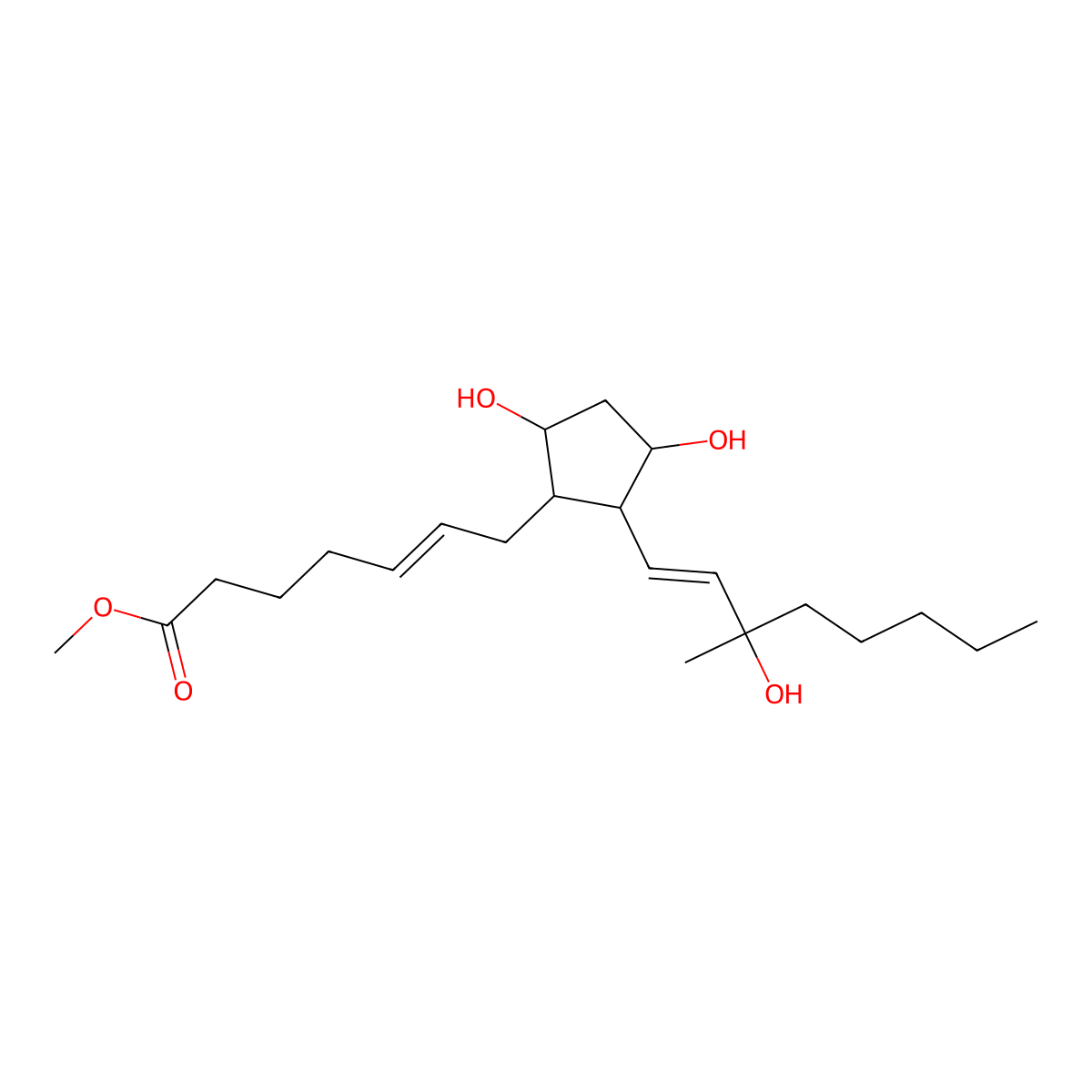 Carboprost Impurity 4 molecular structure, CAS 62776-96-9