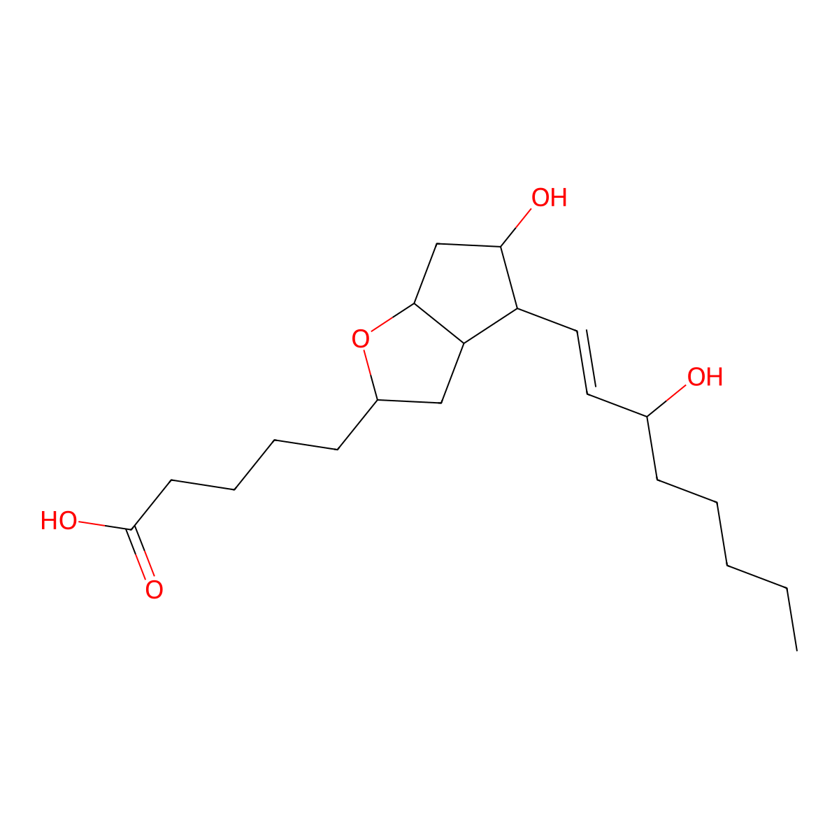6alpha-PGI1 molecular structure, CAS 62777-90-6