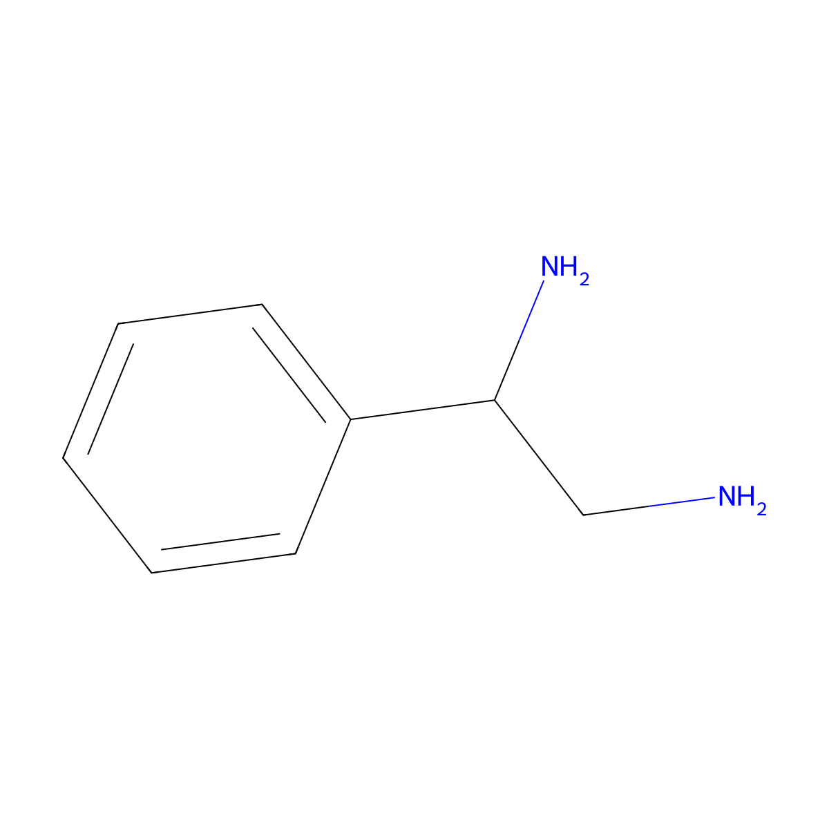 (1R)-1-phenylethane-1,2-diamine molecular structure, CAS 62779-69-5