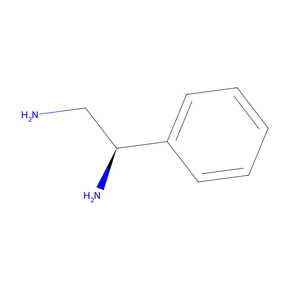 (1R)-1-phenylethane-1,2-diamine molecular structure, CAS 62779-69-5
