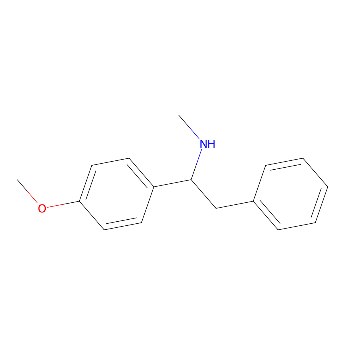 [1-(4-Methoxyphenyl)-2-phenylethyl]methylamine molecular structure, CAS 6278-26-8
