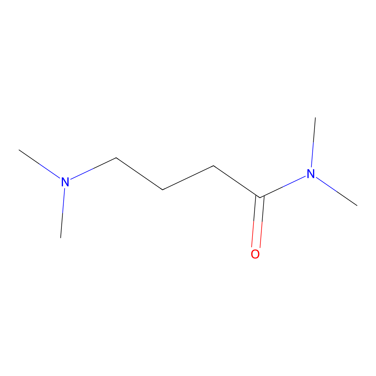4-(Dimethylamino)-N,N-dimethylbutanamide molecular structure, CAS 62782-20-1