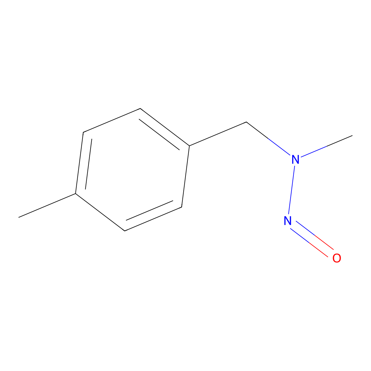 N-Methyl-N-nitroso-(4-methylphenyl)methylamine molecular structure, CAS 62783-50-0