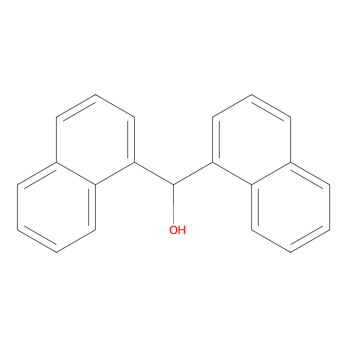 Di-1-naphthylmethanol molecular structure, CAS 62784-66-1