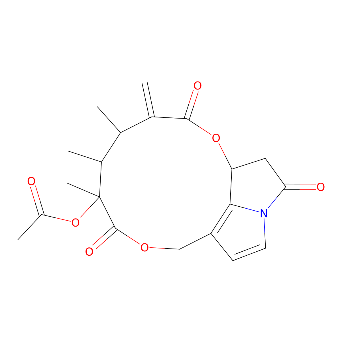Pterophorine molecular structure, CAS 62786-99-6