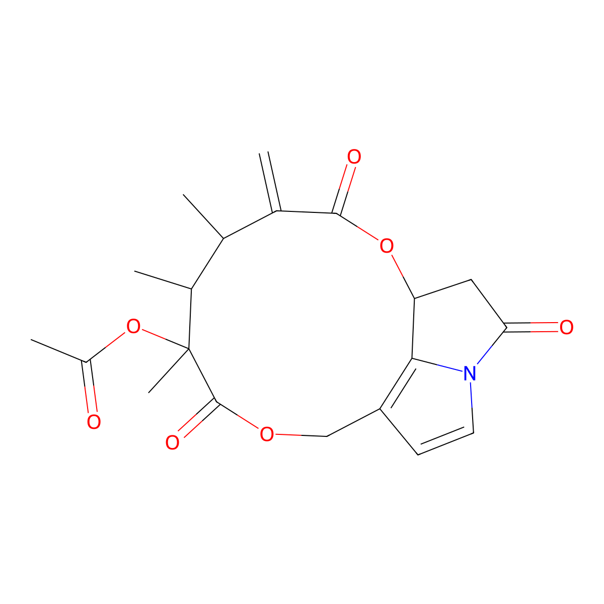Pterophorine molecular structure, CAS 62786-99-6