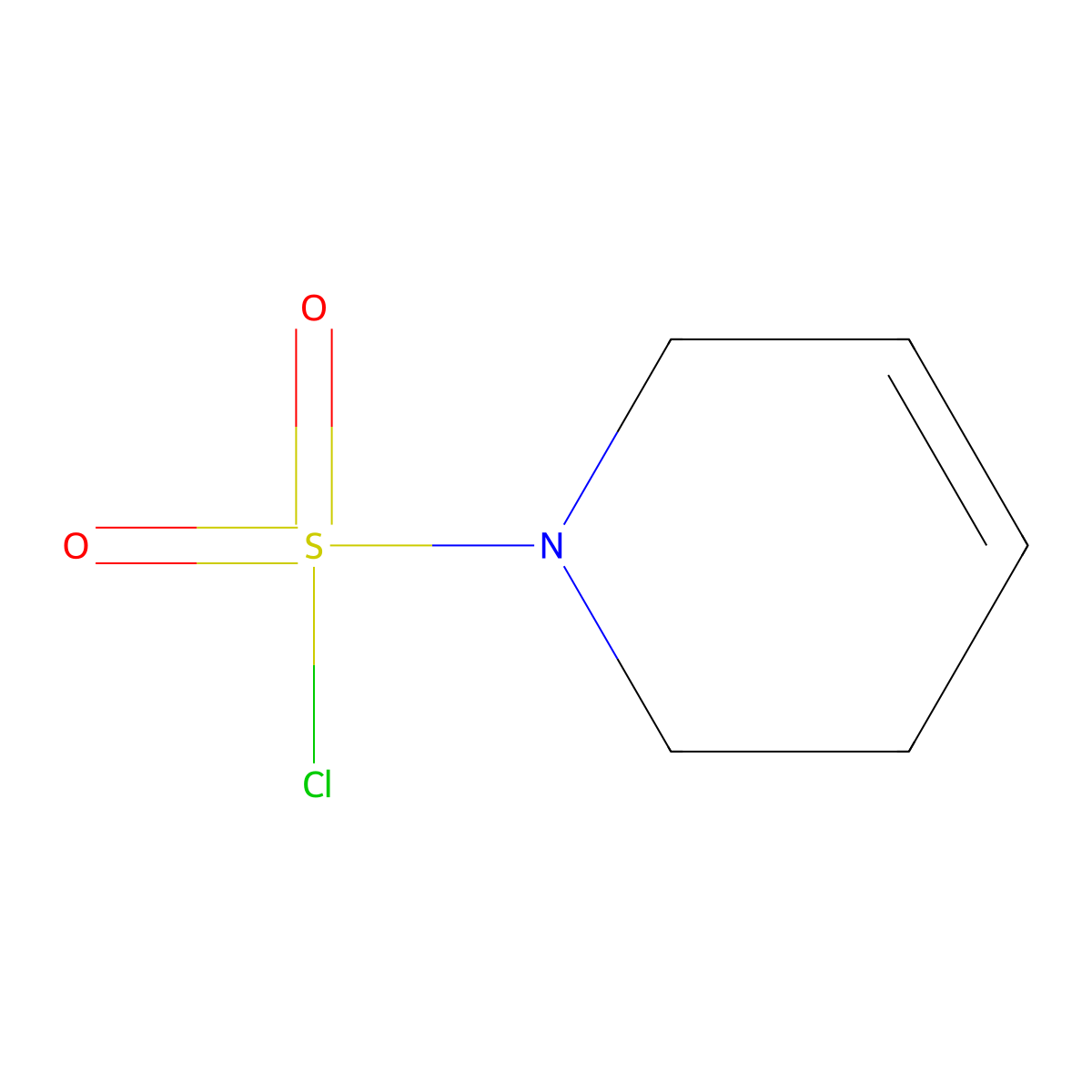 3,6-Dihydro-2H-pyridine-1-sulfonyl chloride molecular structure, CAS 627887-44-9