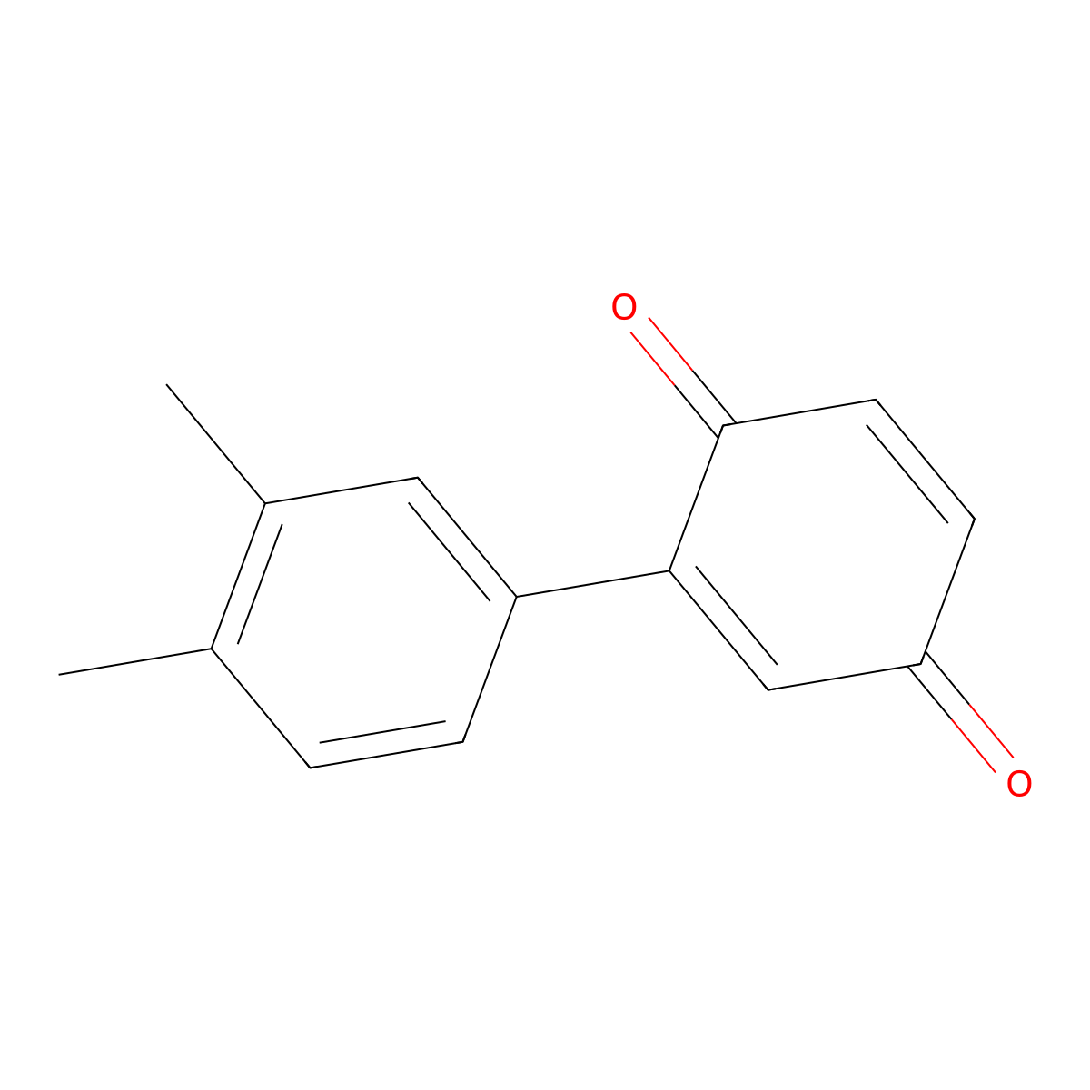 3',4'-Dimethyl-[1,1'-biphenyl]-2,5-dione molecular structure, CAS 627889-76-3