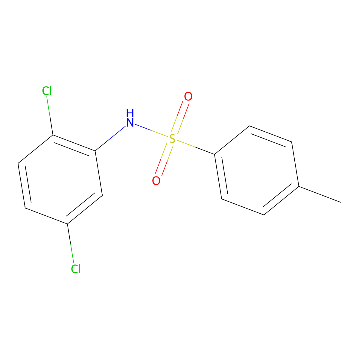 n-(2,5-Dichlorophenyl)-4-methylbenzenesulfonamide molecular structure, CAS 62789-51-9