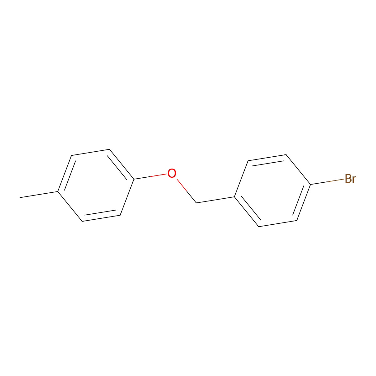 1-Bromo-4-[(4-methylphenoxy)methyl]benzene molecular structure, CAS 6279-08-9