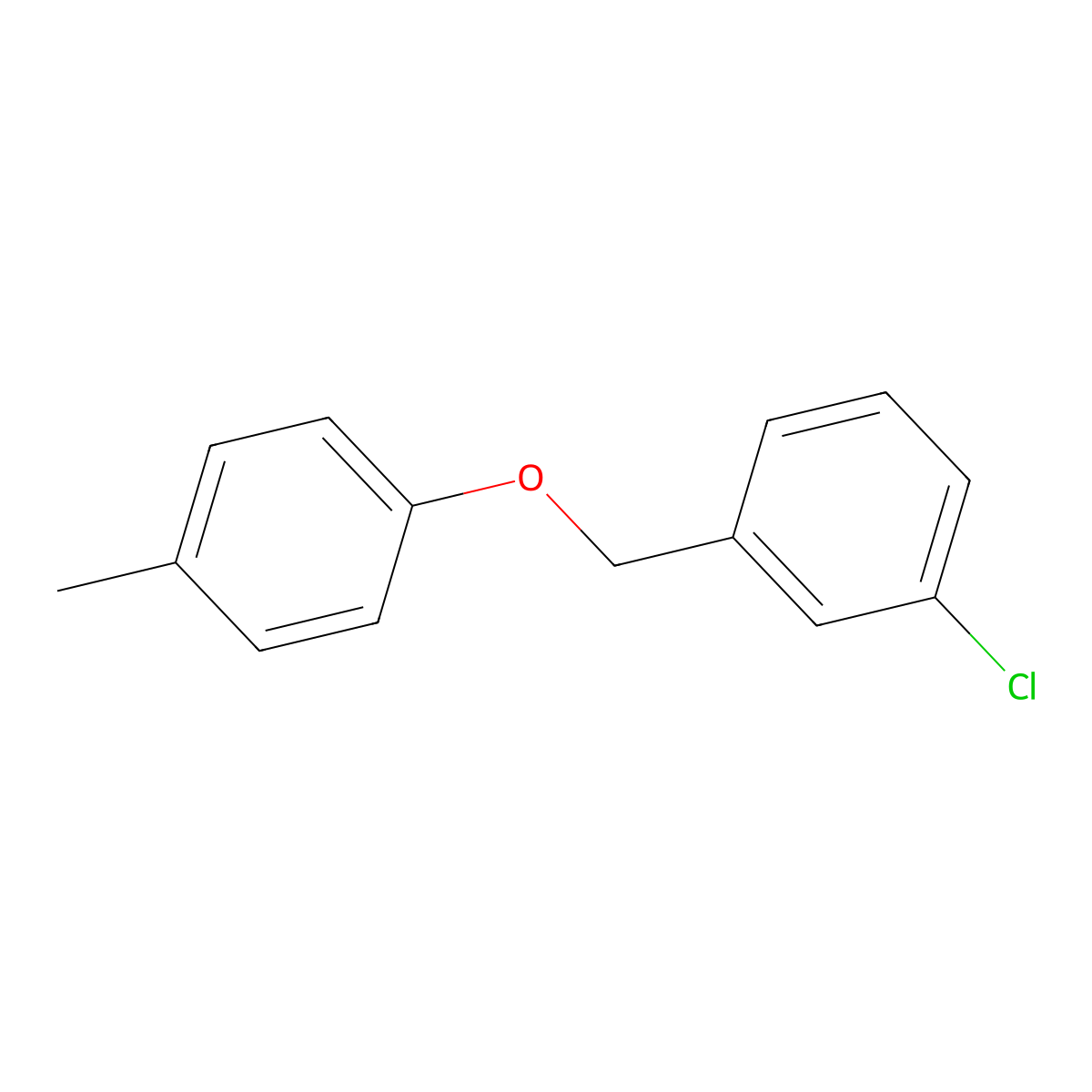 1-Chloro-3-[(4-methylphenoxy)methyl]benzene molecular structure, CAS 6279-15-8