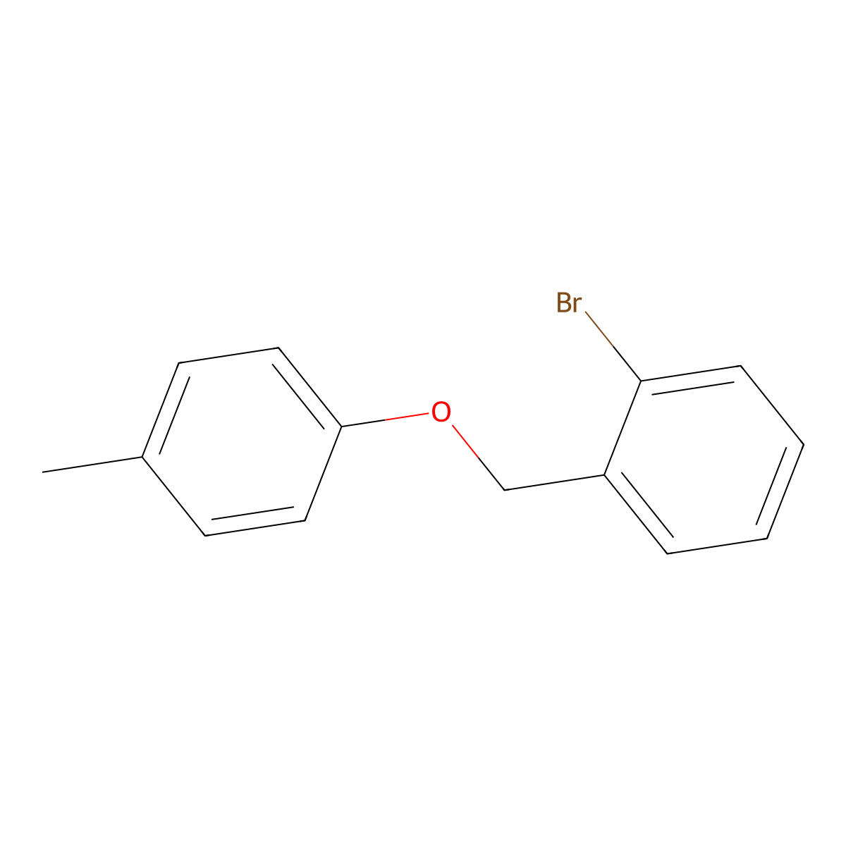 1-Bromo-2-[(4-methylphenoxy)methyl]benzene molecular structure, CAS 6279-34-1