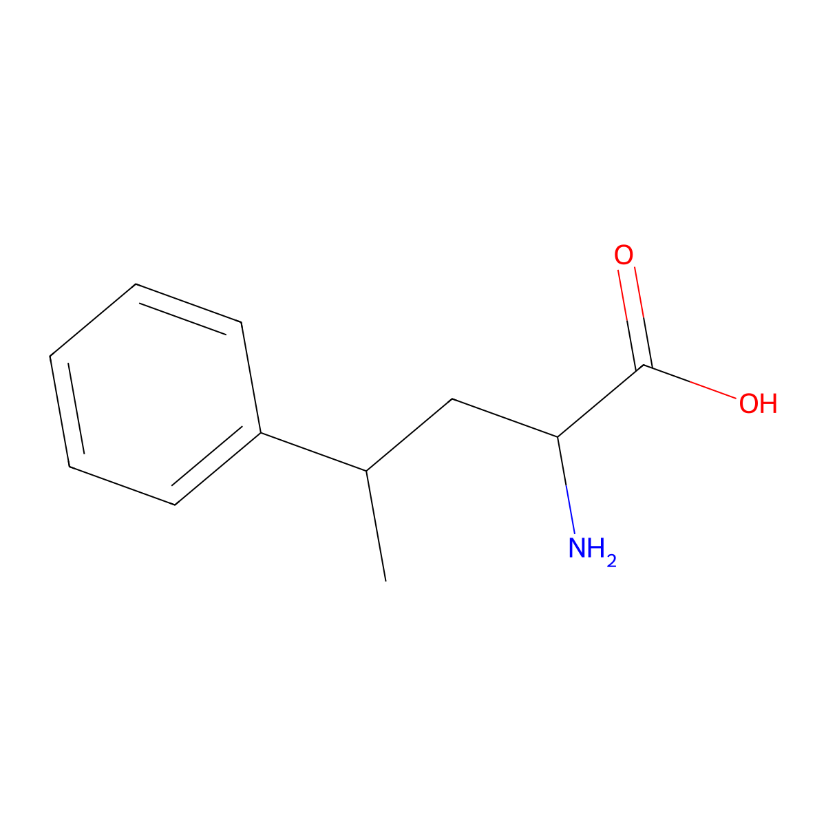 (2S,4S)-2-amino-4-phenyl-pentanoic acid molecular structure, CAS 627910-49-0