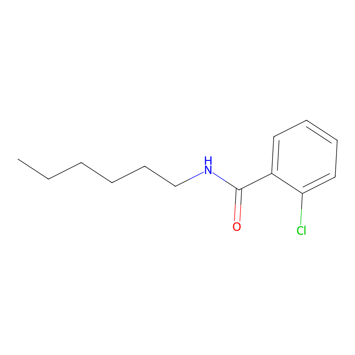 2-chloro-N-hexylbenzamide molecular structure, CAS 62797-98-2