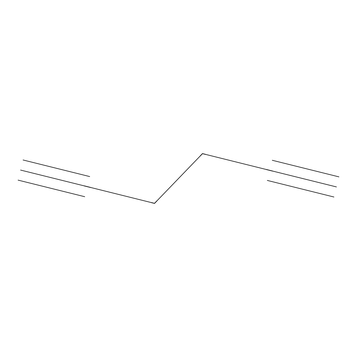 Dipropargyl molecular structure, CAS 628-16-0