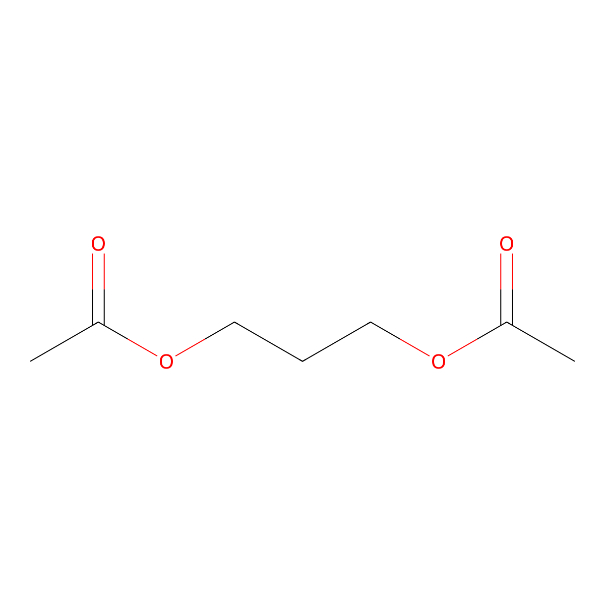1,3-Diacetoxypropane molecular structure, CAS 628-66-0