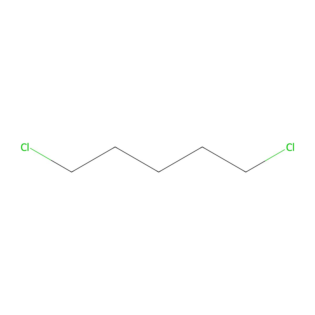 1,5-Dichloropentane molecular structure, CAS 628-76-2