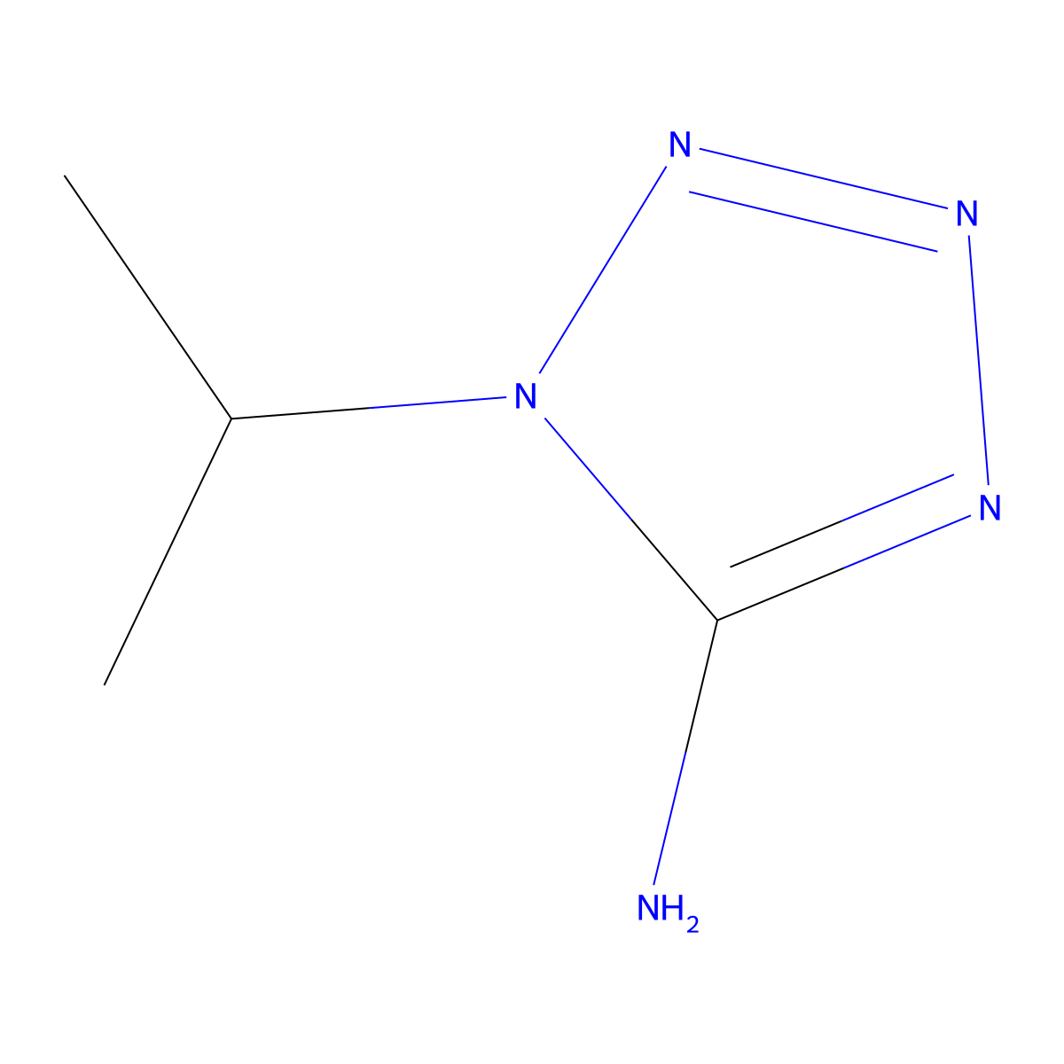 1-(Propan-2-yl)-1h-tetrazol-5-amine molecular structure, CAS 6280-29-1