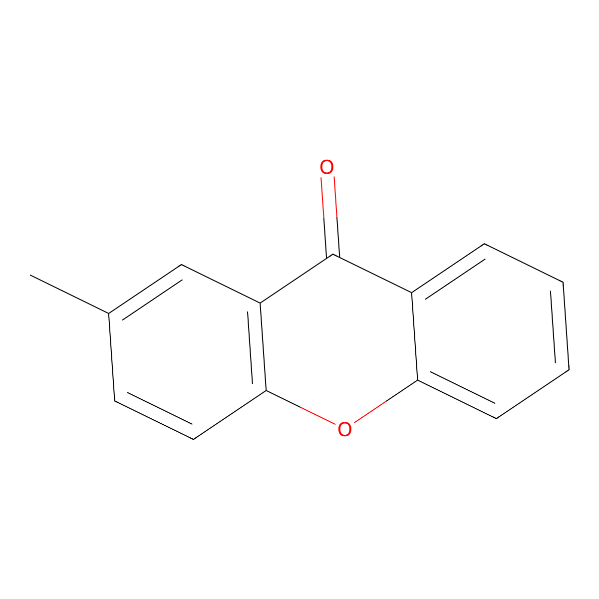 2-Methylxanthen-9-one molecular structure, CAS 6280-45-1