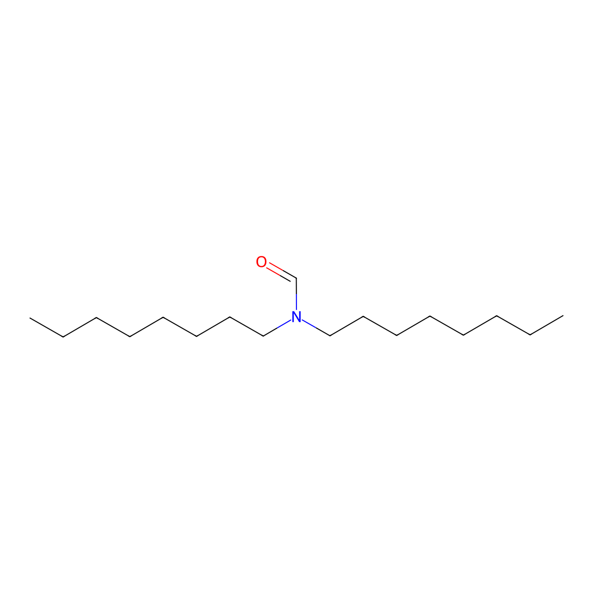 Formamide, N,N-dioctyl- molecular structure, CAS 6280-57-5