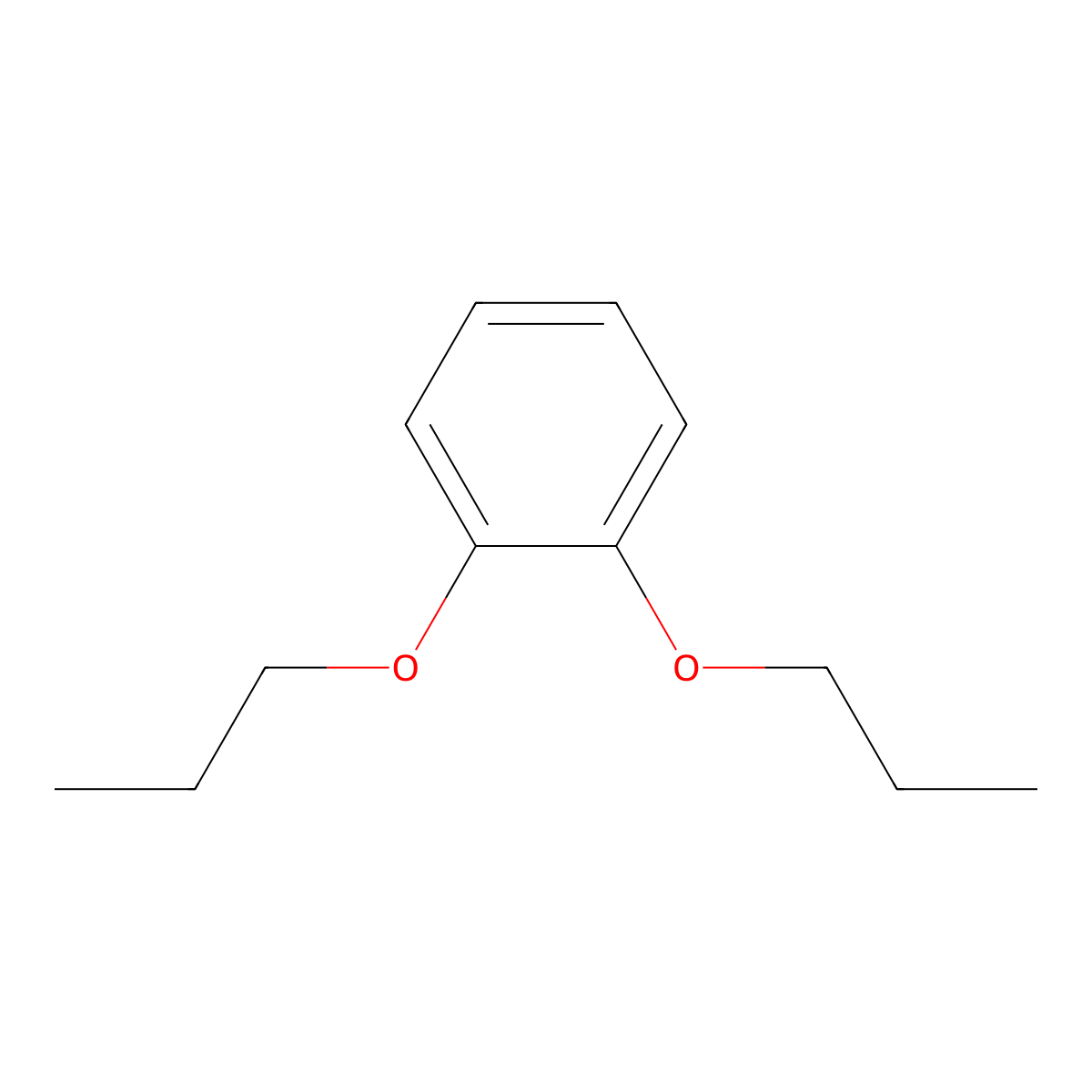 1,2-Dipropoxybenzene molecular structure, CAS 6280-98-4