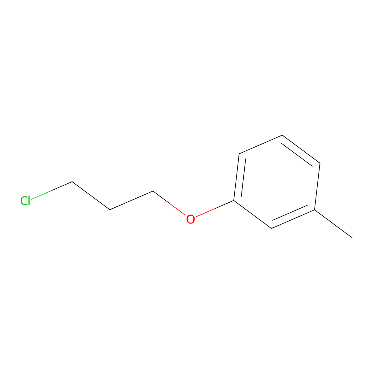 1-(3-Chloropropoxy)-3-methylbenzene molecular structure, CAS 62806-87-5