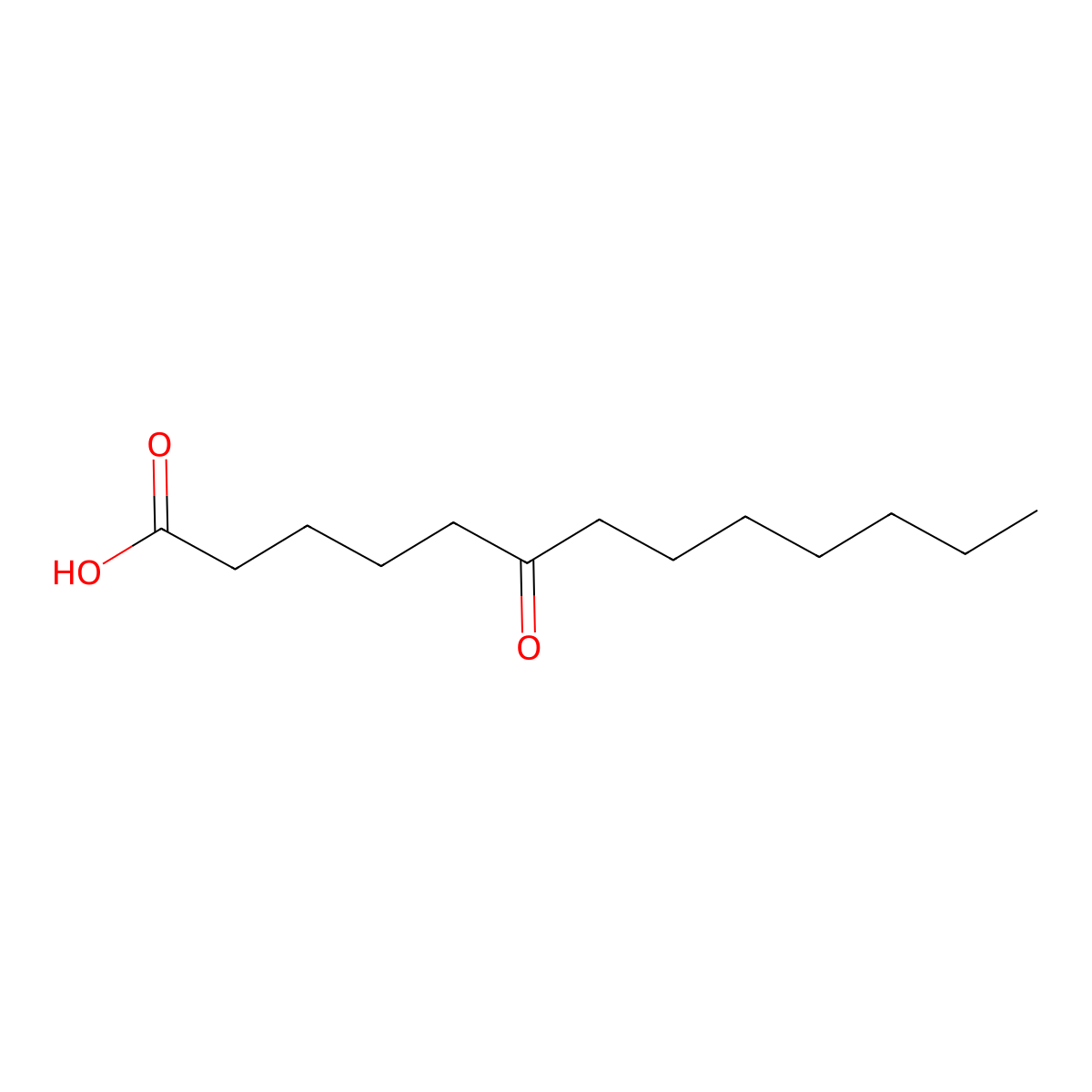 6-Oxotridecanoic acid molecular structure, CAS 62808-71-3