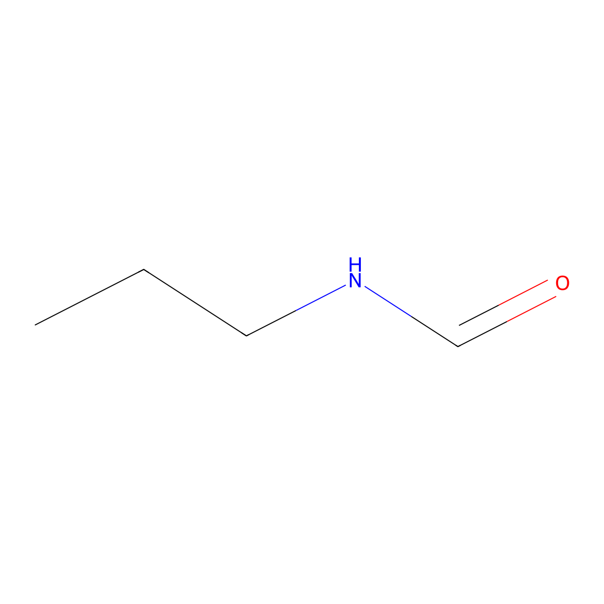N-Propylformamide molecular structure, CAS 6281-94-3