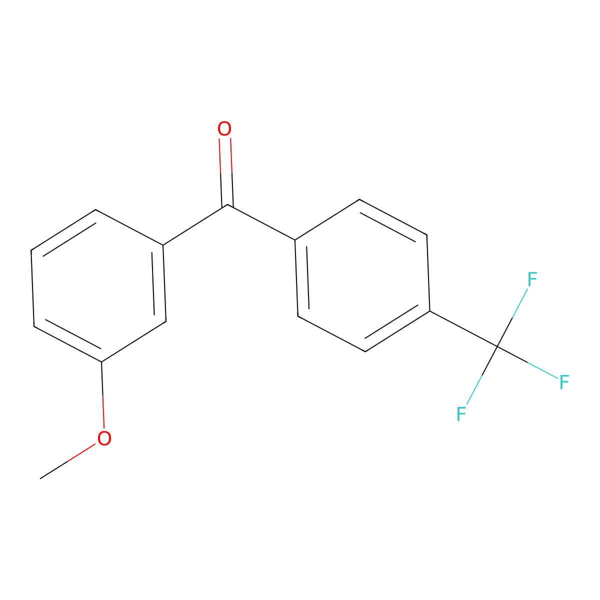 3-Methoxy-4'-trifluoromethylbenzophenone molecular structure, CAS 62810-40-6