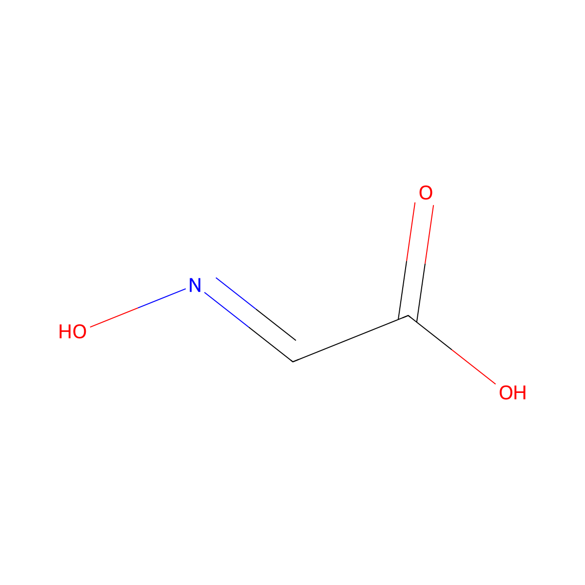 Acetic acid, (hydroxyimino)-, (Z)- molecular structure, CAS 62812-66-2