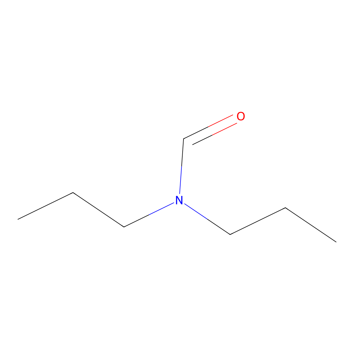 N,N-Dipropylformamide molecular structure, CAS 6282-00-4