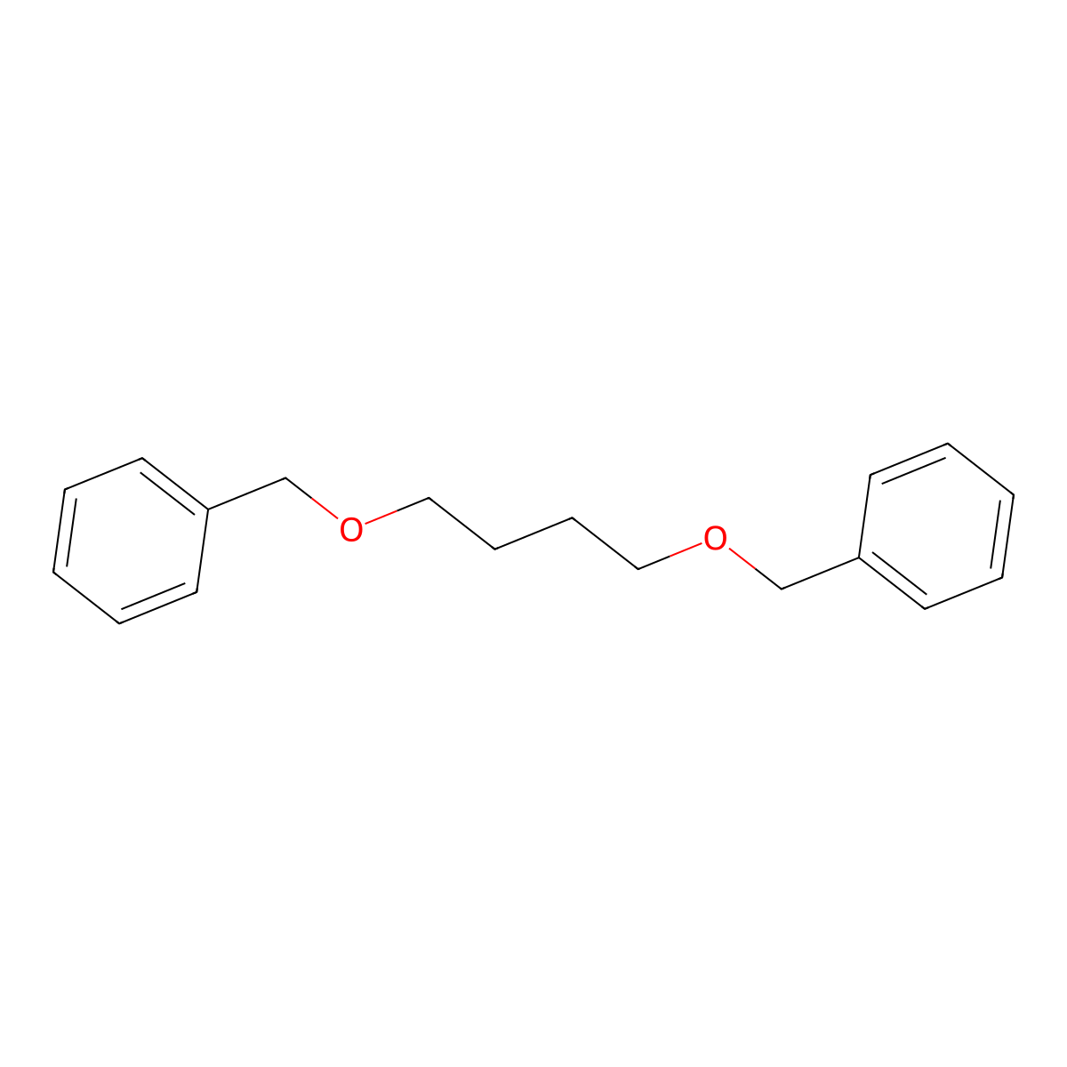 1,4-Dibenzyloxybutane molecular structure, CAS 6282-65-1