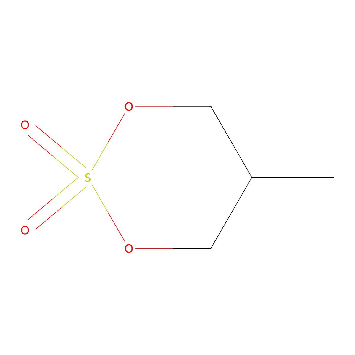 5-Methyl-1,3,2lambda~6~-dioxathiane-2,2-dione molecular structure, CAS 62822-68-8