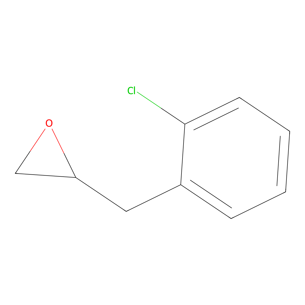 2-(2-Chlorobenzyl)oxirane molecular structure, CAS 62826-19-1