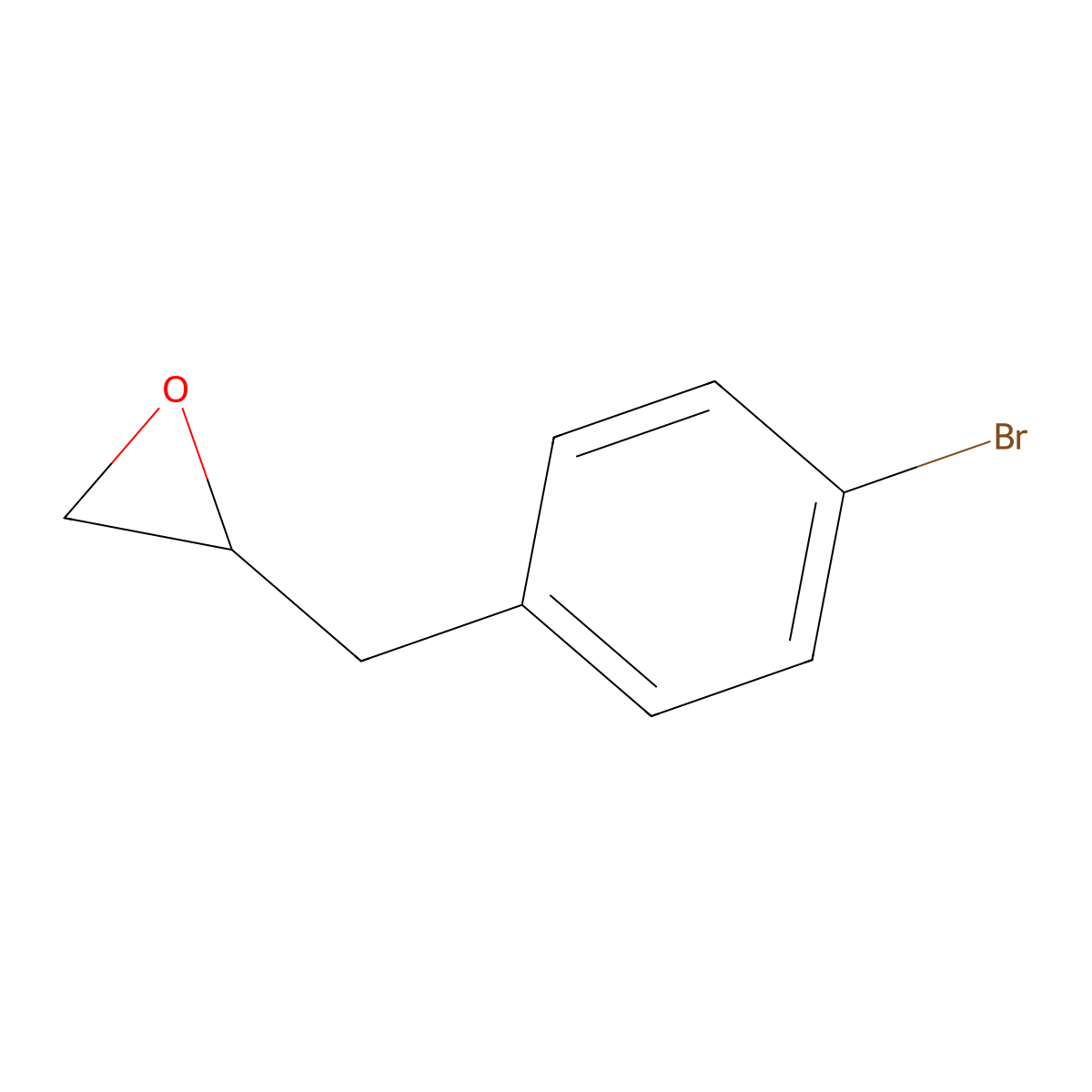 2-((4-Bromophenyl)methyl)oxirane molecular structure, CAS 62826-21-5