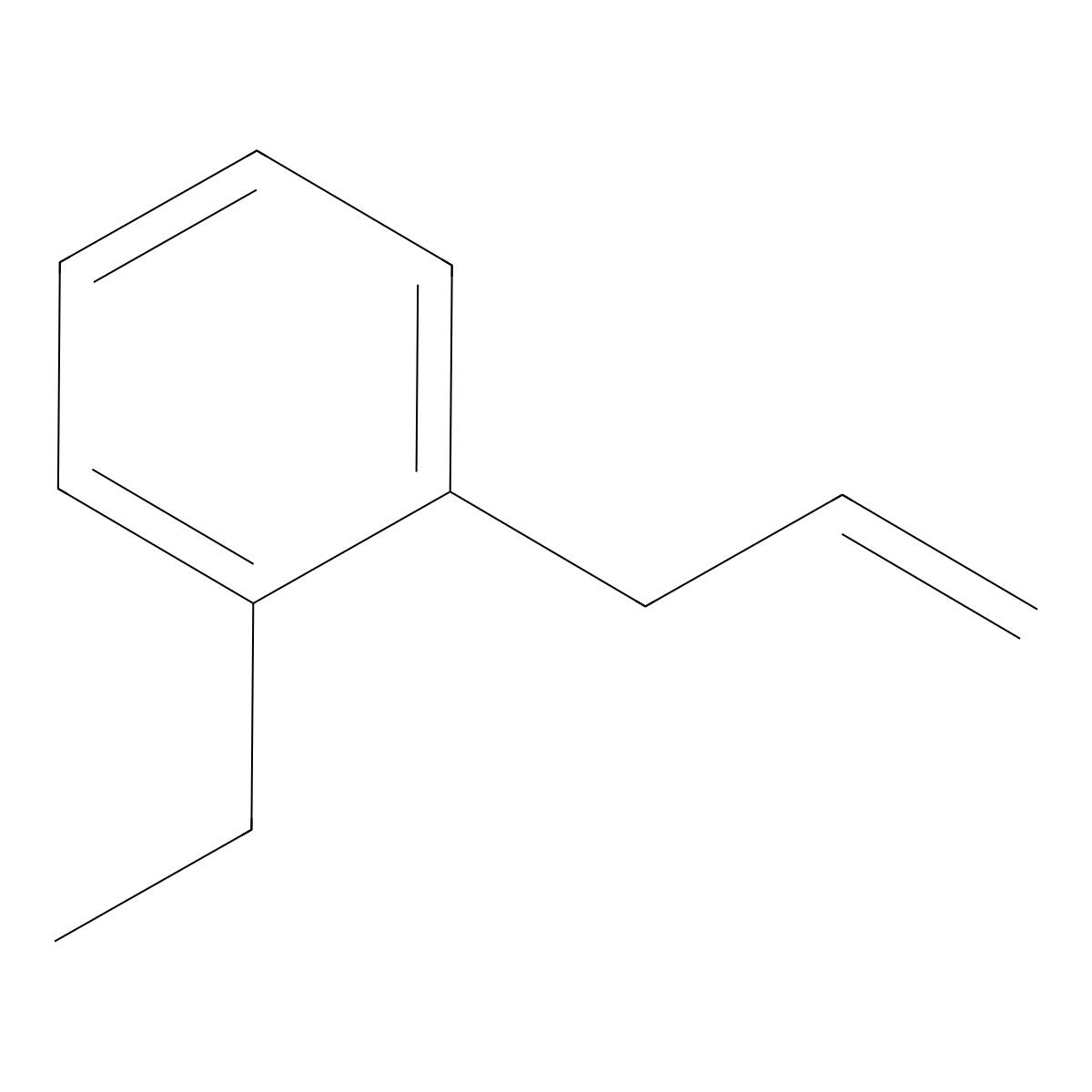 3-(2-Ethylphenyl)-1-propene molecular structure, CAS 62826-22-6