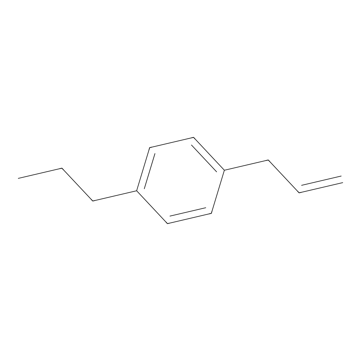 3-(4-n-Propylphenyl)-1-propene molecular structure, CAS 62826-25-9