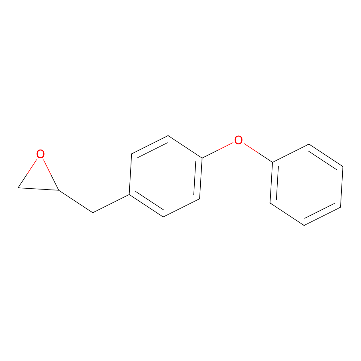 2-[(4-Phenoxyphenyl)methyl]oxirane molecular structure, CAS 62826-33-9