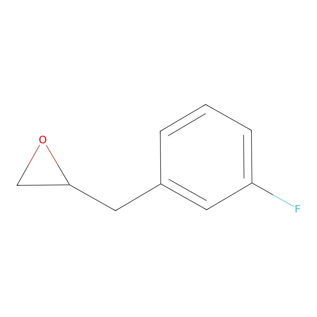 2-[(3-Fluorophenyl)methyl]oxirane molecular structure, CAS 62826-44-2