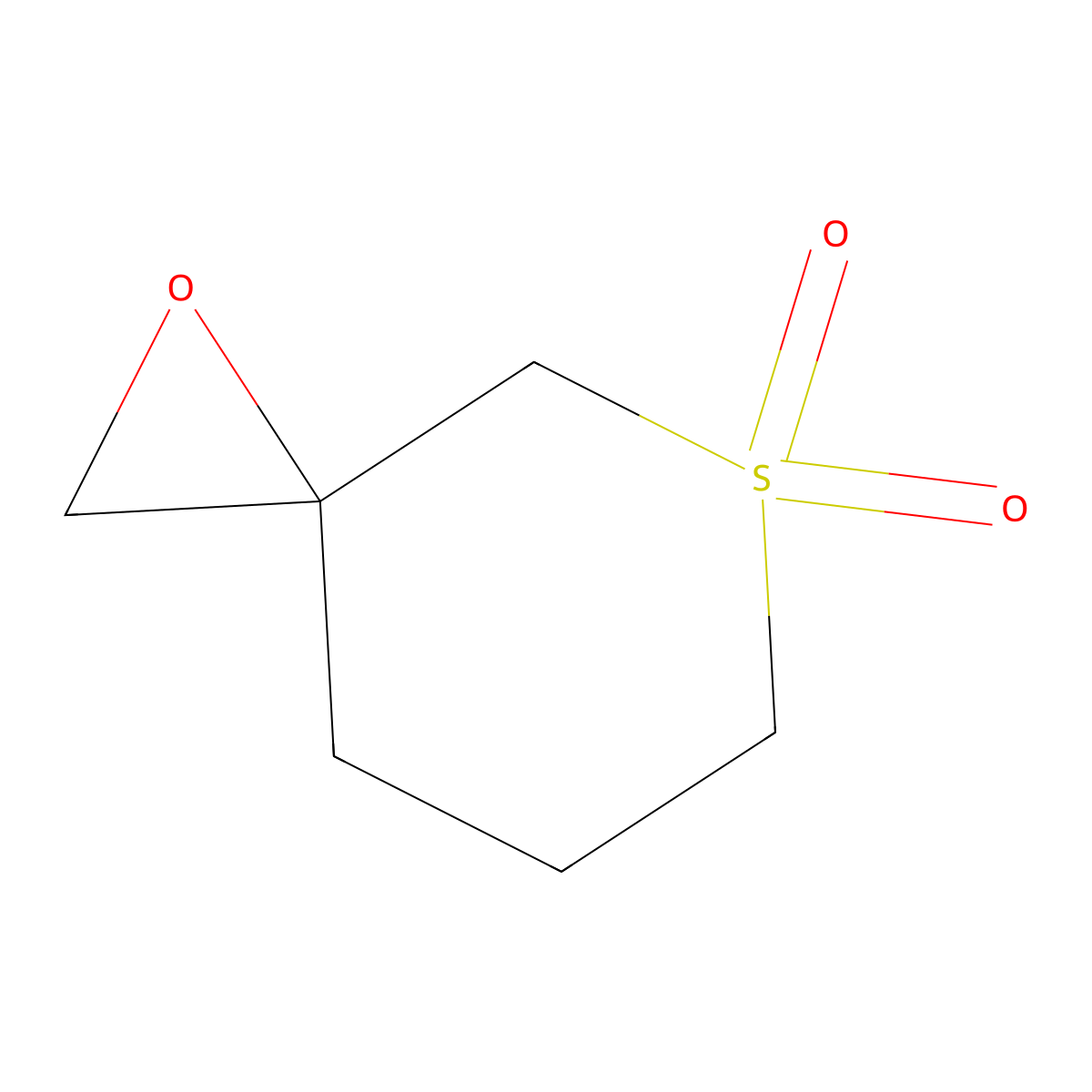 1-Oxa-5lambda6-thiaspiro[2.5]octane-5,5-dione molecular structure, CAS 62826-62-4