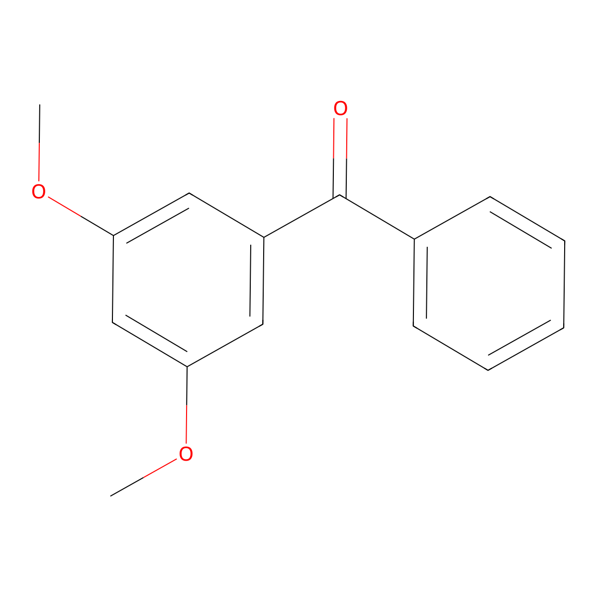 (3,5-Dimethoxyphenyl)(phenyl)methanone molecular structure, CAS 628263-26-3