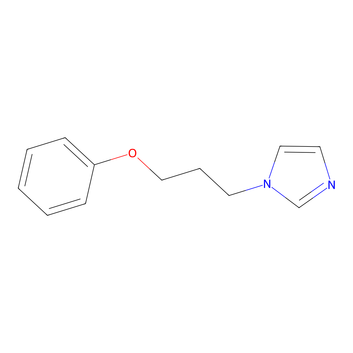 1-(3-Phenoxypropyl)-1H-imidazole molecular structure, CAS 62838-60-2