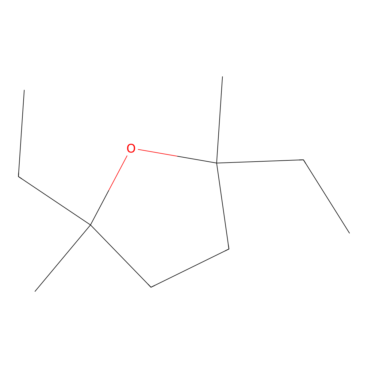 2,5-Diethyl-2,5-dimethyloxolane molecular structure, CAS 6285-11-6