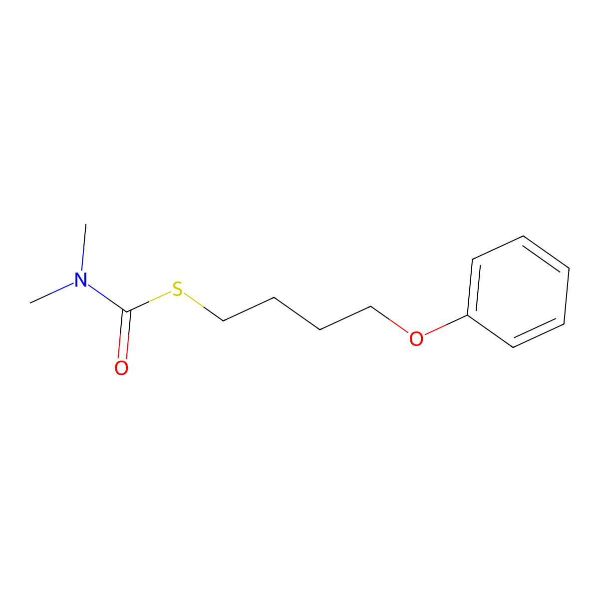 Fenothiocarb molecular structure, CAS 62850-32-2