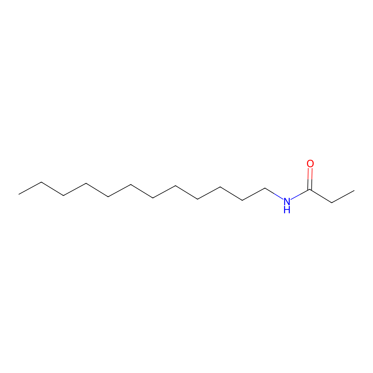 N-dodecylpropanamide molecular structure, CAS 62855-82-7