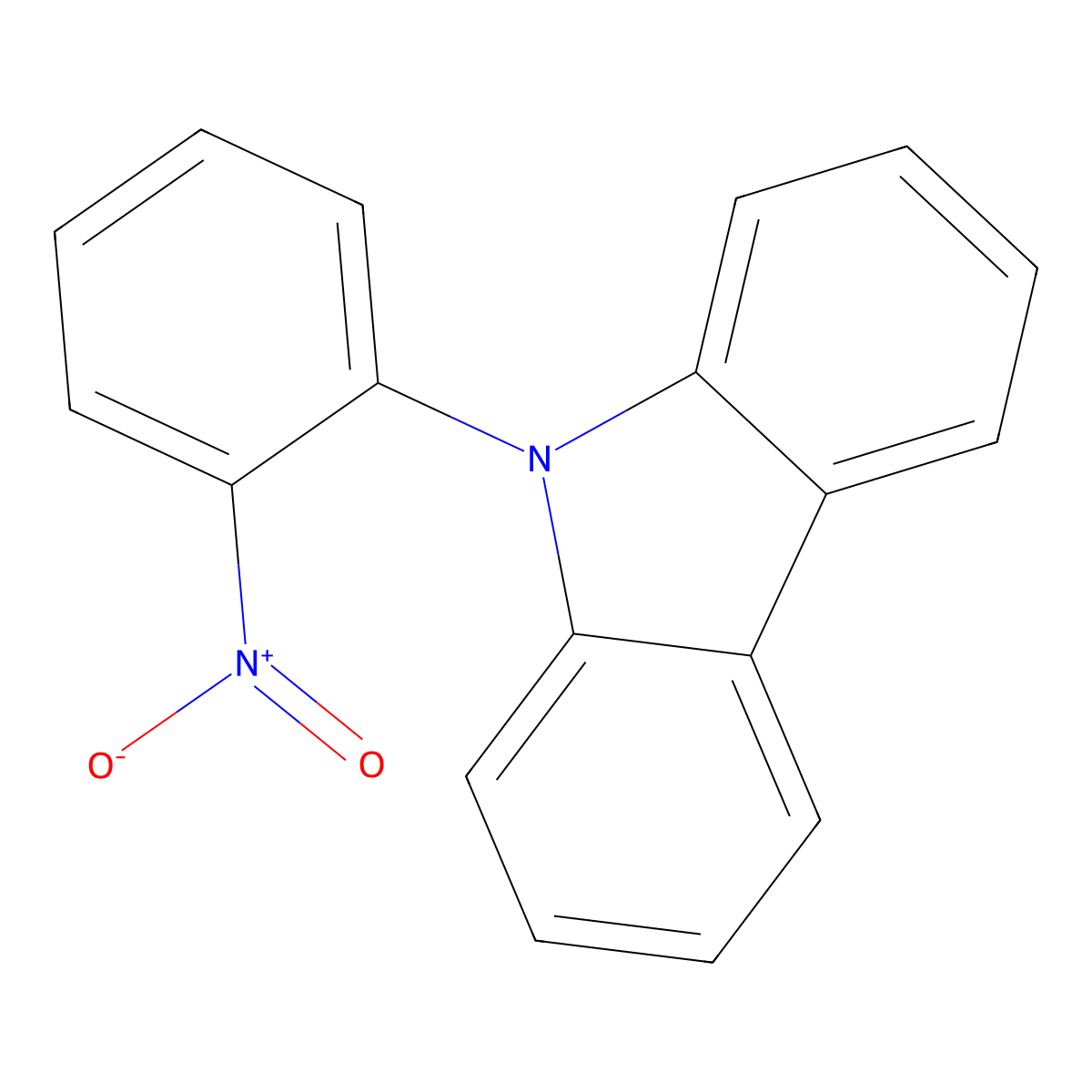 9-(2-Nitrophenyl)carbazole molecular structure, CAS 6286-72-2