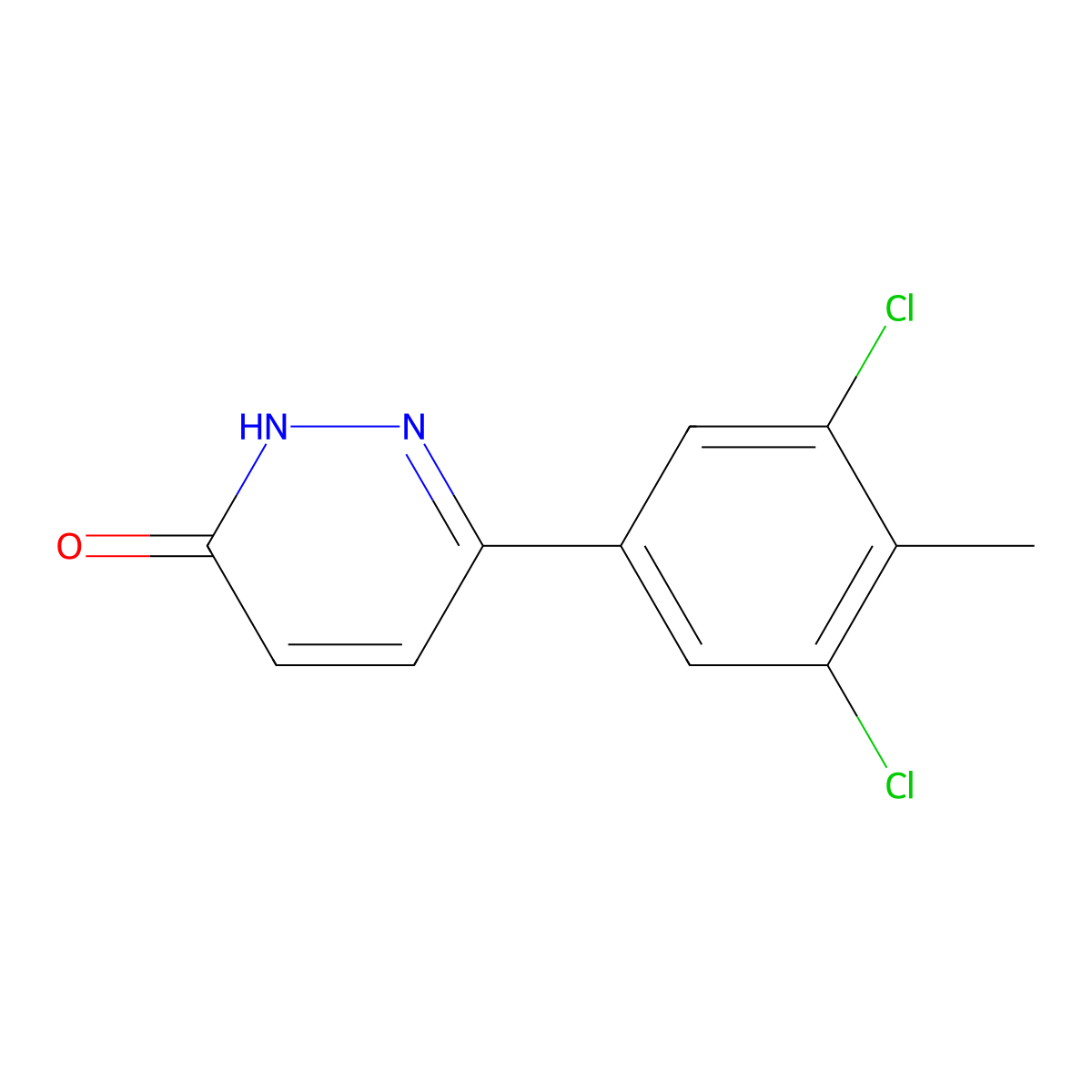 Diclomezine molecular structure, CAS 62865-36-5